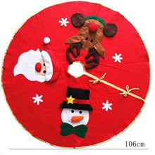 Load image into Gallery viewer, 1pc White Plush Christmas Tree Fur Carpet Merry Christmas Decorations for Home Natal Tree Skirts New Year Decoration navidad