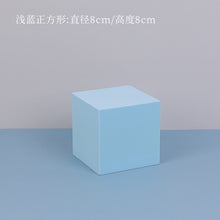 Load image into Gallery viewer, Cube Photographic Prop Ins Wind Net Red White Geometric Stereo Shooting Props Posing Ornaments Photography Table