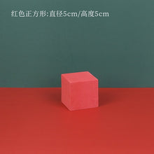 Load image into Gallery viewer, Cube Photographic Prop Ins Wind Net Red White Geometric Stereo Shooting Props Posing Ornaments Photography Table