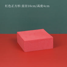 Load image into Gallery viewer, Cube Photographic Prop Ins Wind Net Red White Geometric Stereo Shooting Props Posing Ornaments Photography Table