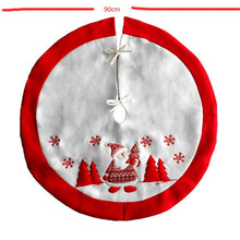 Load image into Gallery viewer, 1pc White Plush Christmas Tree Fur Carpet Merry Christmas Decorations for Home Natal Tree Skirts New Year Decoration navidad
