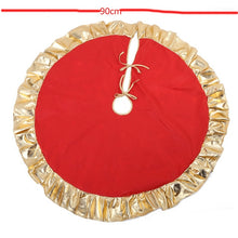 Load image into Gallery viewer, 1pc White Plush Christmas Tree Fur Carpet Merry Christmas Decorations for Home Natal Tree Skirts New Year Decoration navidad
