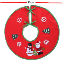 Load image into Gallery viewer, 1pc White Plush Christmas Tree Fur Carpet Merry Christmas Decorations for Home Natal Tree Skirts New Year Decoration navidad

