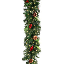 Load image into Gallery viewer, Christmas Garland Wreath Artificial Rattan Garland Christmas Home Decor DIY Hanging Weaved Garlands New Year Navidad Decoracion
