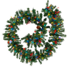 Load image into Gallery viewer, Christmas Garland Wreath Artificial Rattan Garland Christmas Home Decor DIY Hanging Weaved Garlands New Year Navidad Decoracion
